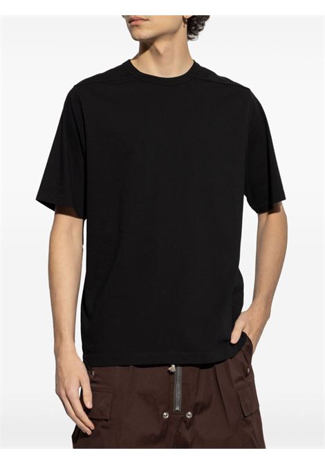 Black short-sleeved T-shirt Rick owens - men RICK OWENS | RU01E5232JA09